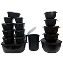 Kit Jogo de Cozinha c/16 Peças Potes de Plastico Hermetico Resistente Ideal Para Armazenar Alimentos