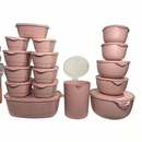 Kit Jogo de Cozinha c/16 Peças Potes de Plastico Hermetico Resistente Ideal Para Armazenar Alimentos