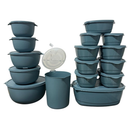 Kit Jogo de Cozinha c/16 Peças Potes de Plastico Hermetico Resistente Ideal Para Armazenar Alimentos