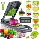 Fatiador De Legumes 16 Em 1 Cortador Com Lâminas Inox Ralador Picador Multifuncional Para Cozinha
