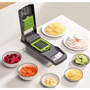 Fatiador De Legumes 16 Em 1 Cortador Com Lâminas Inox Ralador Picador Multifuncional Para Cozinha