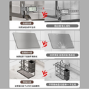 Escorredor Kitchen Rack Aço Inoxidável Organizador Louça Preto Pia Kitchen Rack 53cm Aço Ino